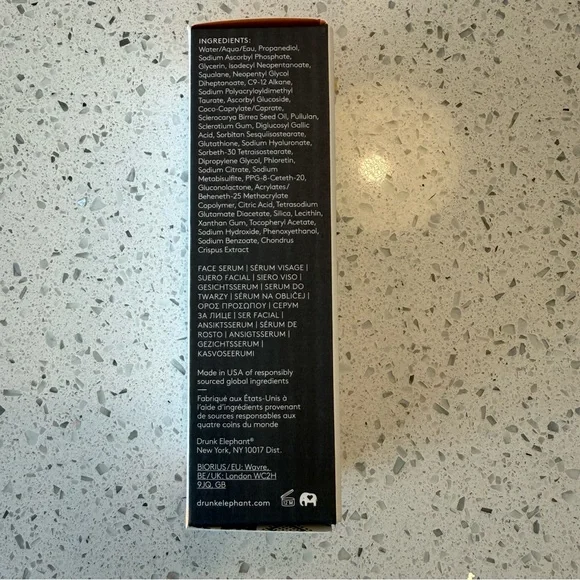 Drunk Elephant C-Luma Hydrabright Serum - White and Orange - Picture 2 of 4